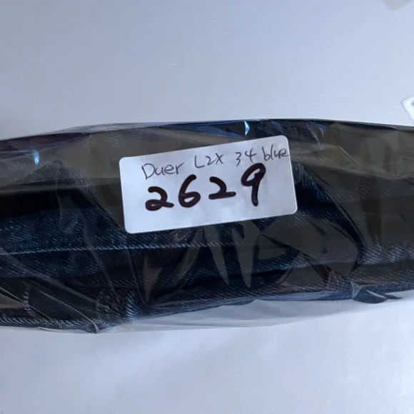 DU/ER Duer L2X Performance Slim Fit Jeans - Men's Size 34*32(Fit 34*30) - Blue